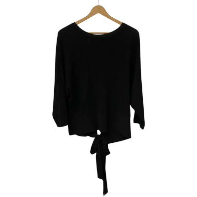 Country Road Womens  Size XS Long Sleeve Top Black  