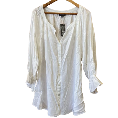 Autograph Frill Siv Shirt Size 18 