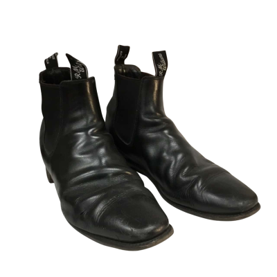 R M Williams Black Boots Size 9/10? 