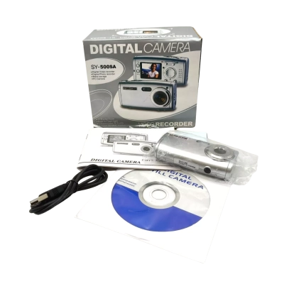 Digital Camera Video Recorder Plus USB Cable, CD And Original Paperwork. Takes 2 x AAA Batteries