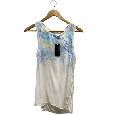 Forever New Womens  Size 8 Blue / White Top