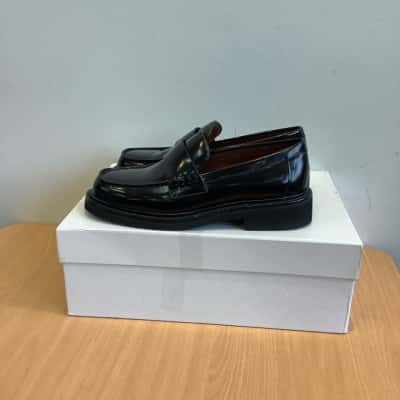 In Original Box Witchery Women's Size EUR 36 Dakota Leather Loafer Black  