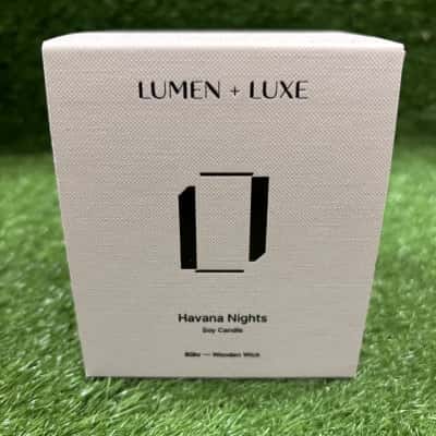 Lumen and Luxe Soy Candle - Havana Nights (New in Box)