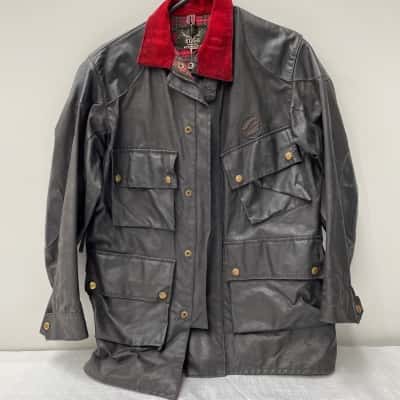 Stagg oilskin jacket  Size 4 Black  