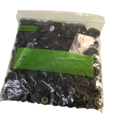 Assorted Black Buttons as pictured