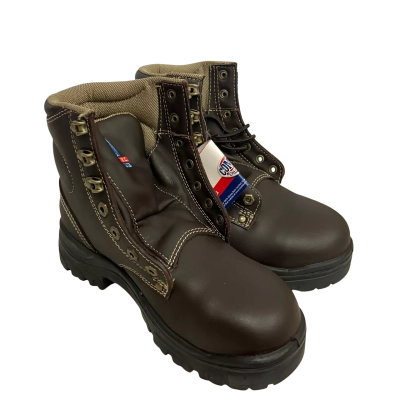 Steel Blue Argyle Lace Up Work Boots