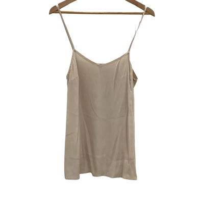 Scanlan Theodore Womens  Size 10 Cami  Beige Silk 