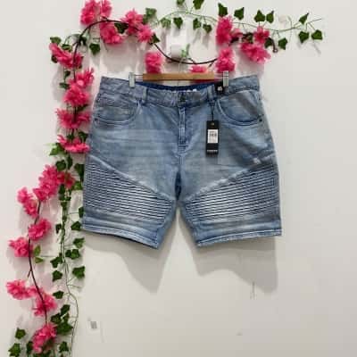 Connor Mens  Size 40 Denim Shorts Blue 