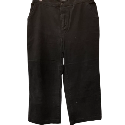 Dotti Womens  Size 16 Wide Leg Pants Black  