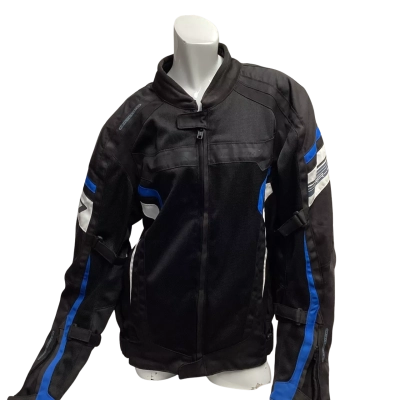 Dri Rider Mens  Size XXXL Biker Black  / Blue / White 