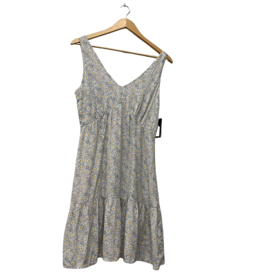Nunui Womens  Size 8 Casual Dress Blue / Floral / Orange / White 