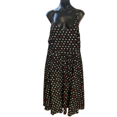 City Chic Womens  Size M Black  / Red / White 