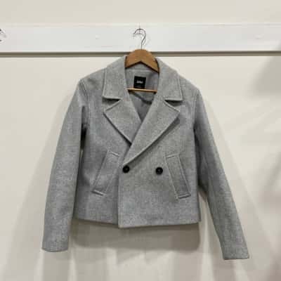 Sportsgirl Womens  Size 6 Winter Jacket Grey 