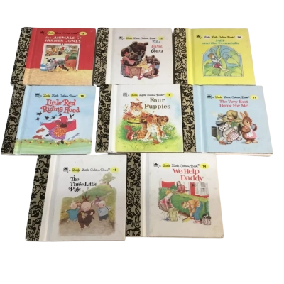 Vintage Little Golden Books as pictured