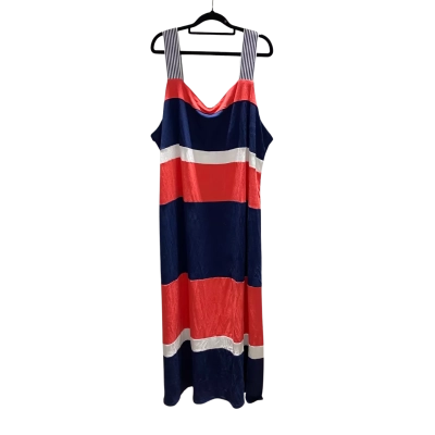 Taking Shape Womens  Size XL Maxi Dress Blue / Red / White Original RRP $144.95
