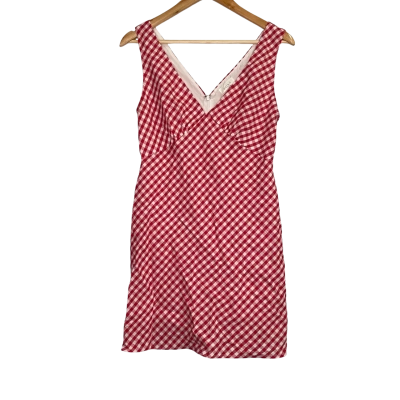 Billy J Picnic Red Taylor Mini Dress Size 10