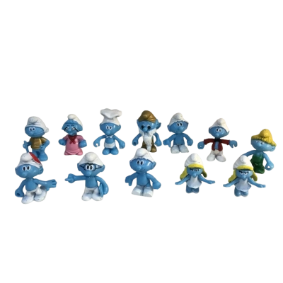 Mc Donald’s Smurf Figures as pictured