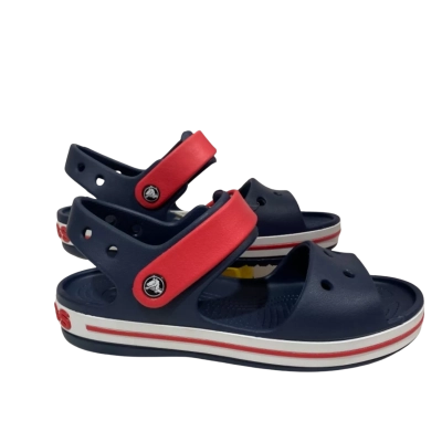 Kids Crocs -Navy Blue Crocband Sandals Size J2
