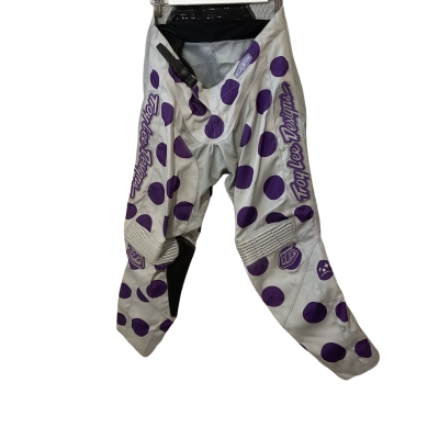  Troy Lee Designs  Size 36 motorbike pants Grey / Polka Dot / Purple 