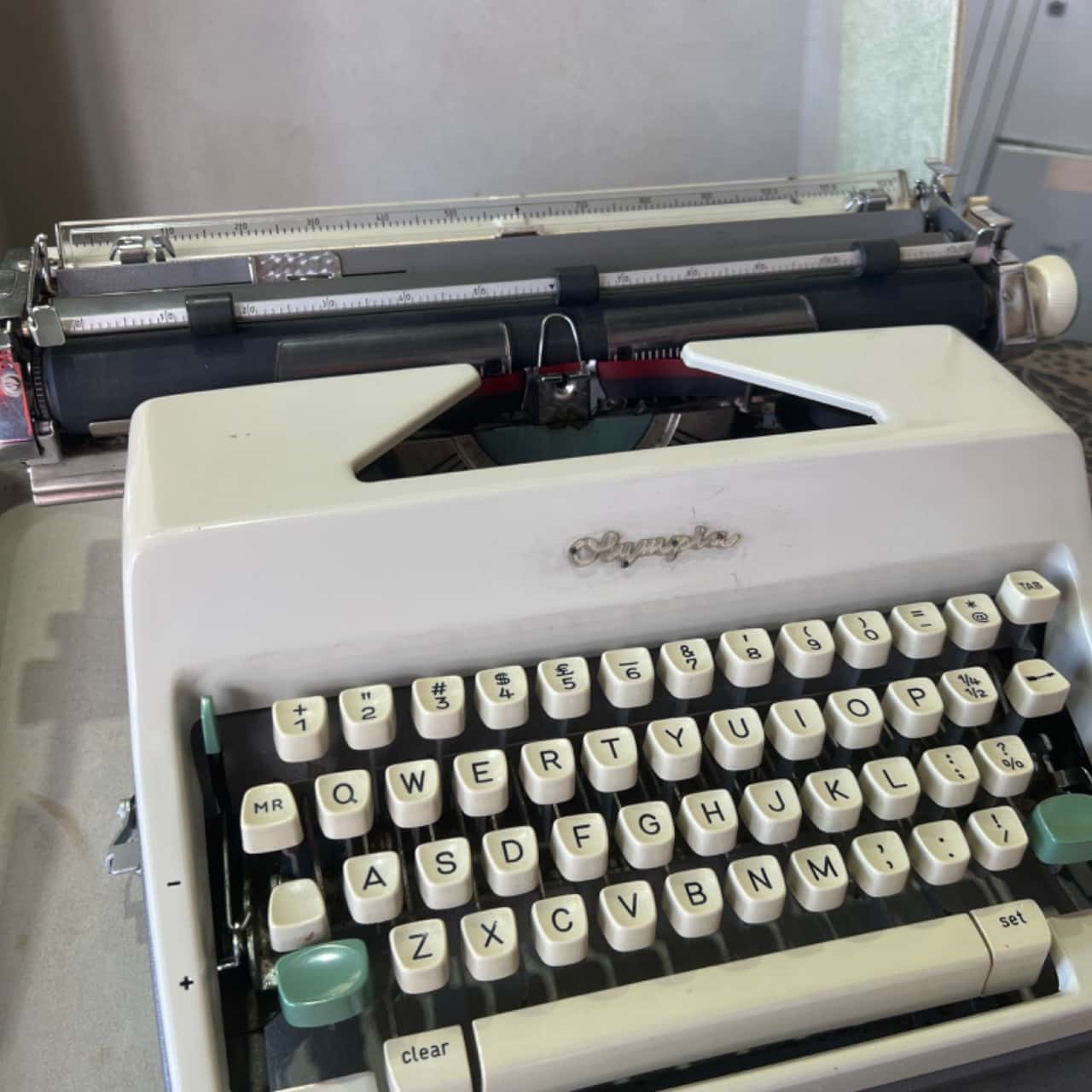 Vintage. Typewriter Olympia Pick Up Only! (s)
