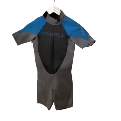 ONeill Kids  Size 12 Black  / Blue / Grey wetsuit 
