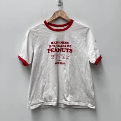 Snoopy - Uniqlo Womens  Size XL T-shirts Pattern 