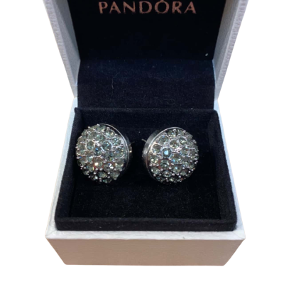 Mimco Jewelled Sliver Earrings 