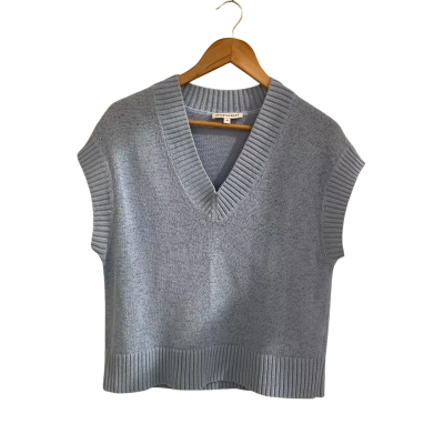 Sportscraft Womens  Size XS Sweater Vest Blue 