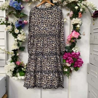 Marco Polo Womens  Size 10 Midi Dress Multicoloured 
