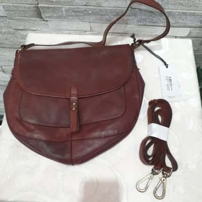  Womens Cross Body Bag Brown 