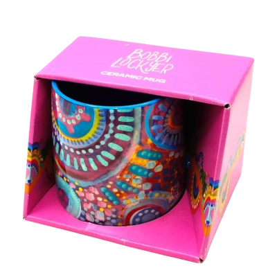 Very Collectable "Bobbi Lockyer" Ceramic Mug In Gift Box  (brica shelf)