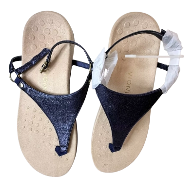 Vionic Womens  Size 11 / 43 Sandals Navy Blue 
