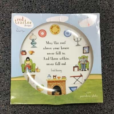 Red Tractor Designs 23cm Porcelain Plate