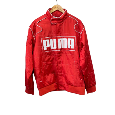 Puma Mens  Size S Relaxed Racer Jacket Red RRP $200