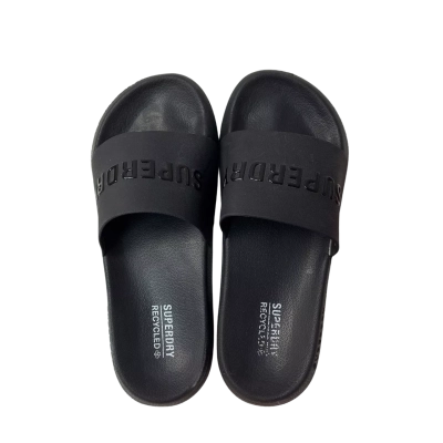 Superdry Mens Slides Size L Black  