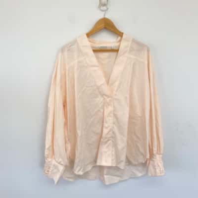 Country Road Light Pink Long Sleeve Shirt  Size 16