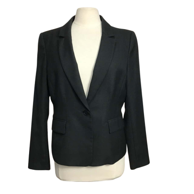 Veronika Maine Collared Button Up Blazer