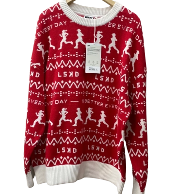 LSKD Mens  Size XL Jumper Red / White 