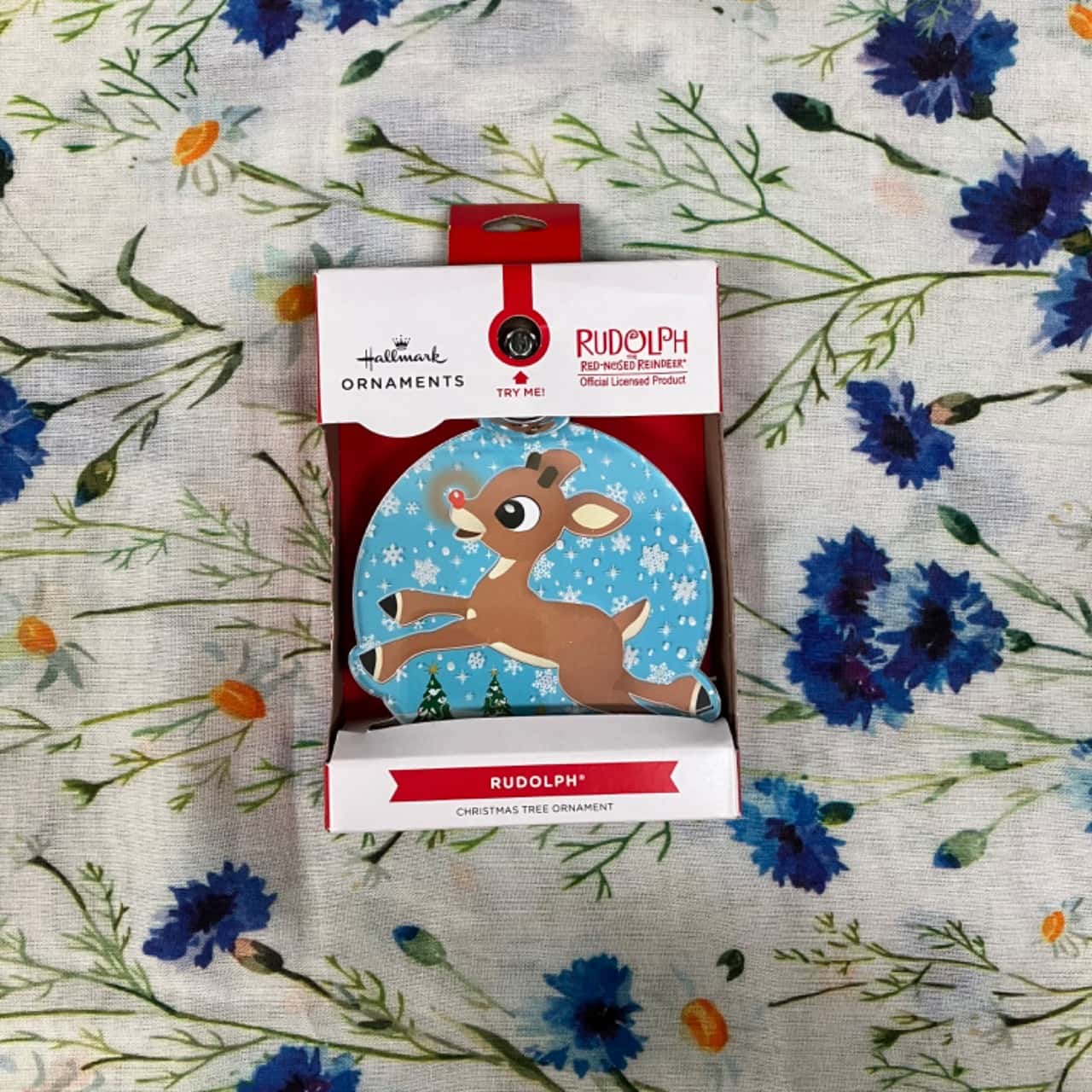Hallmark Rudolph The Red Nosed Reindeer Light Up Ornament NEW(s)
