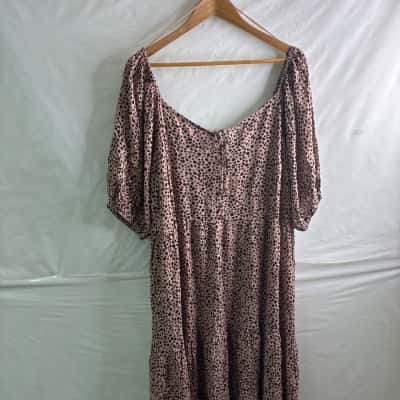 You + All Womens  Size 18 Midi Dress Animal print 