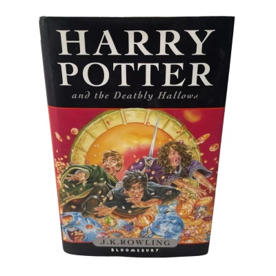 Harry Potter and the deadly Hallows hard cover book