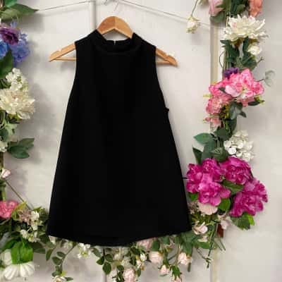 Saba Womens  Size 10 Sleeveless Top Black  