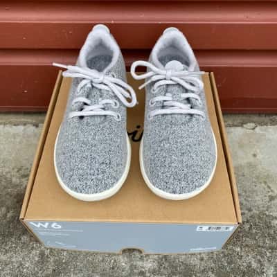  Allbirds Womens Size 36 Grey/ White Wool Trainers 