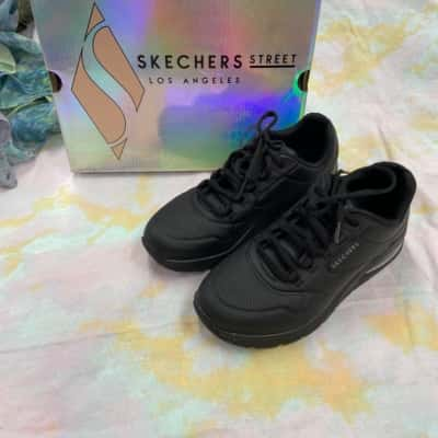 Skechers street Los Angeles women’s machine washable ‘Uno Lite’  Size 36 black shoes 