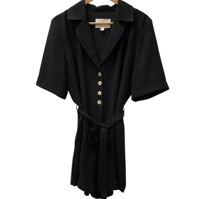  Women's  Size 3 Playsuit Black  