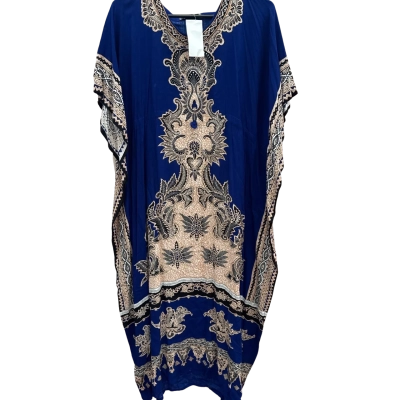  Kencana Ayu Indonesian  Size One Size Kaftan Blue 