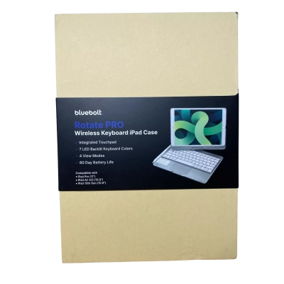 Blue bolt rotate pro wireless keyboard iPad case