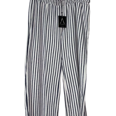 Alexandra Brand New  Size XXXL Navy Blue / White terry toweling pants 