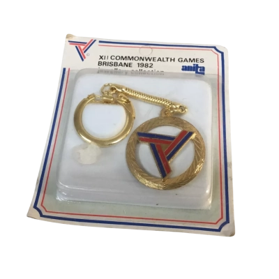X|| Commonwealth Games Brisbane 1982 Key Chain