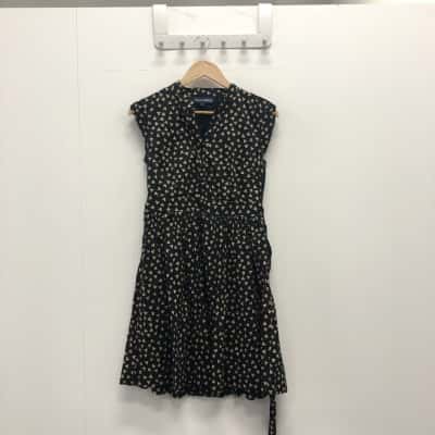 Dangerfield / Princess Highway Womens  Size 8 Mini Dress Black  / Cream / Pattern 